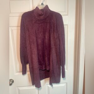 Express 2 piece sweater set: fuzzy tank top cardigan M/L